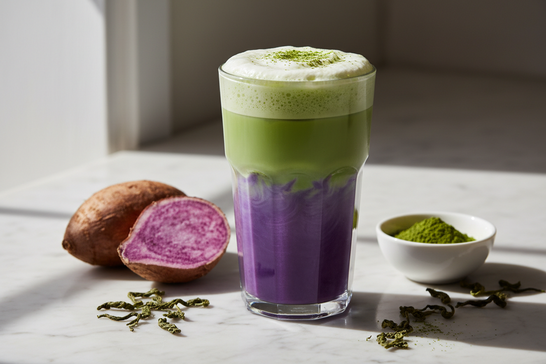 Refresh Your Routine: The Ube Matcha Latte